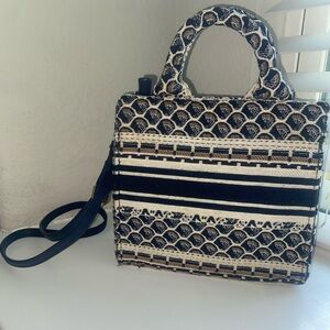 Like New MANGO Canvas Crossbody Bag